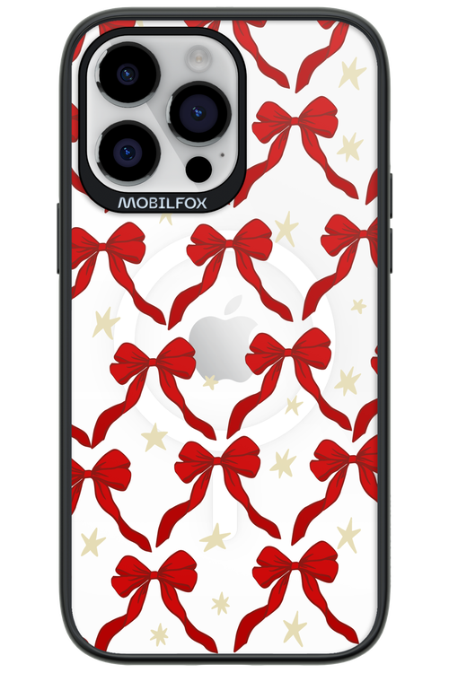Bow & Stars (Transparent) - Apple iPhone 14 Pro Max