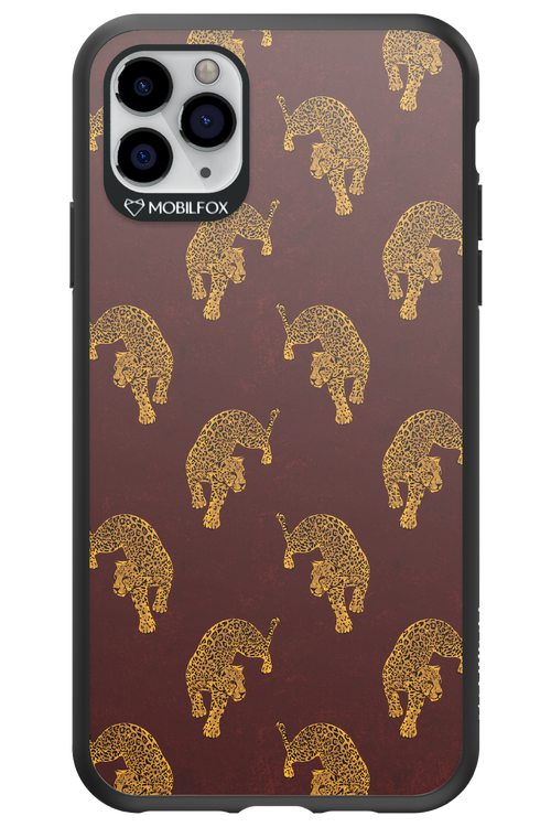 Burgundy Leopard Pattern - Apple iPhone 11 Pro Max