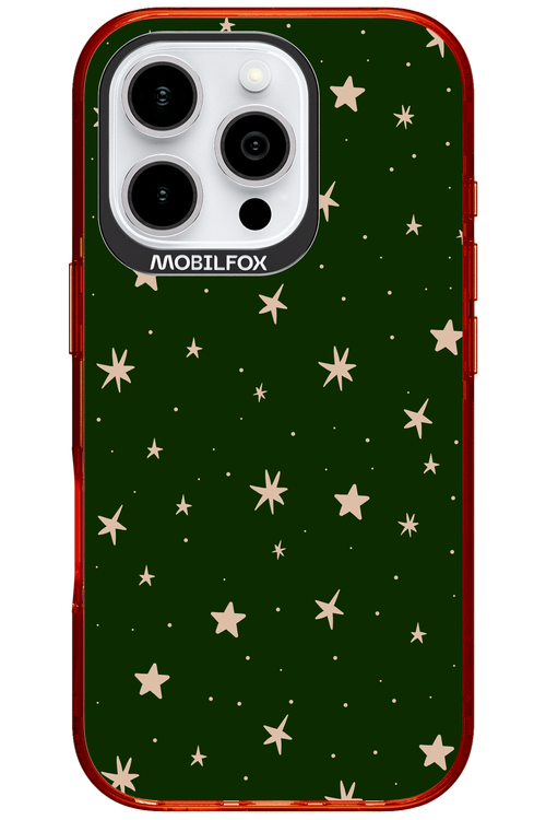 Forest Green Stars - Apple iPhone 16 Pro