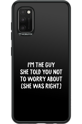 She was right 2.0 - Samsung Galaxy A41