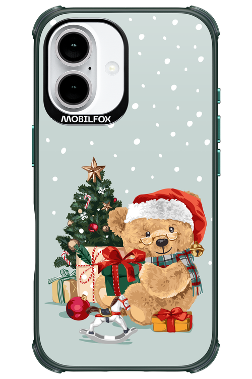 Merry Christmas Bear - Apple iPhone 16