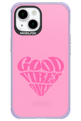 Good Vibes Heart - Apple iPhone 15