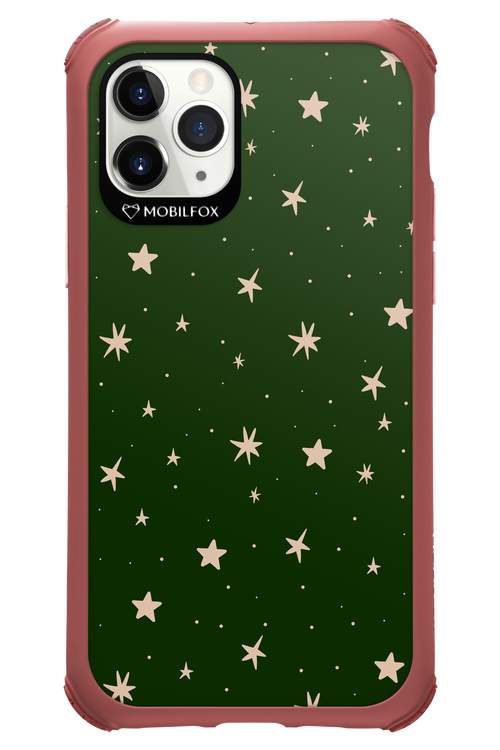 Forest Green Stars - Apple iPhone 11 Pro