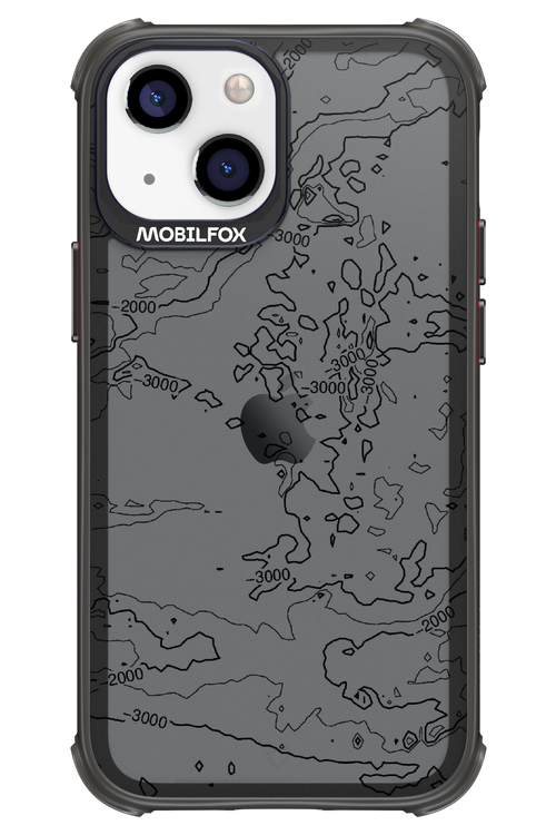Contour Map - Apple iPhone 13 Mini