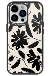 Monochrome Flowerss - Apple iPhone 13 Pro