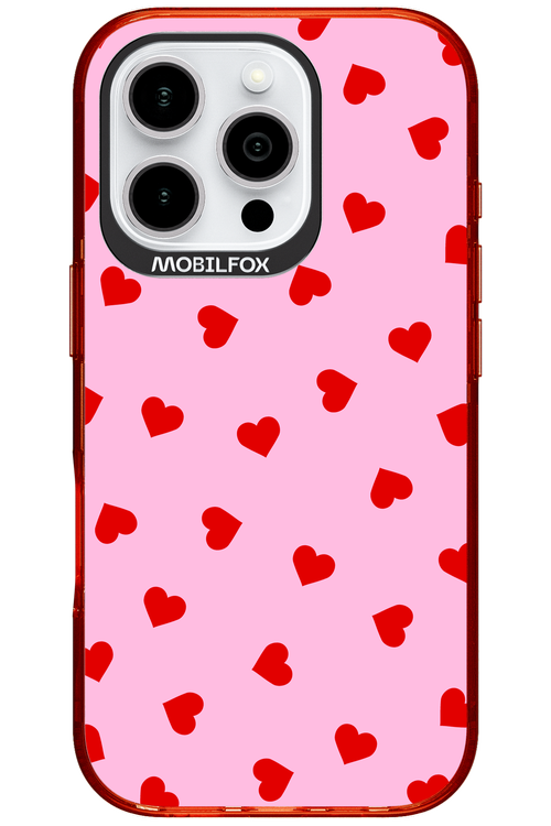 Sprinkle Heart Pink - Apple iPhone 16 Pro