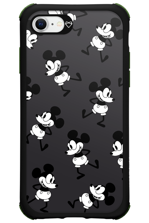 Iconic Mouse (antracite pattern) - Apple iPhone SE 2022