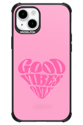 Good Vibes Heart - Apple iPhone 15 Plus