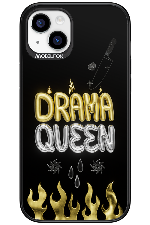 Drama Queen Black - Apple iPhone 15 Plus