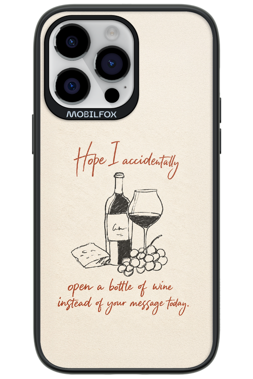 Bottle of wine 2.0 - Apple iPhone 14 Pro Max
