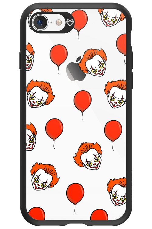 Mystery Clown (Transparent) - Apple iPhone 8