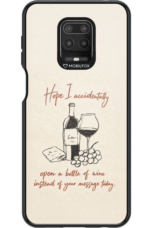 Bottle of wine 2.0 - Xiaomi Redmi Note 9 Pro
