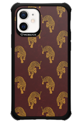 Burgundy Leopard Pattern - Apple iPhone 12