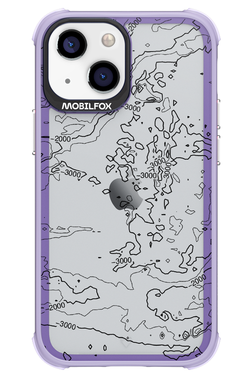 Contour Map - Apple iPhone 13 Mini