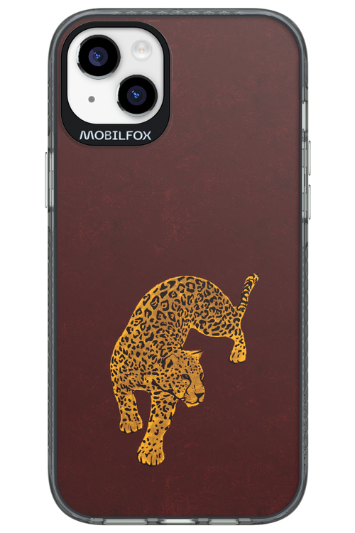 Burgundy Leopard - Apple iPhone 14 Plus