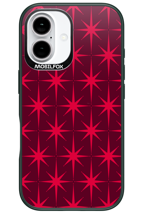 Burgundy Starss - Apple iPhone 16