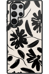 Monochrome Flowerss - Samsung Galaxy S22 Ultra