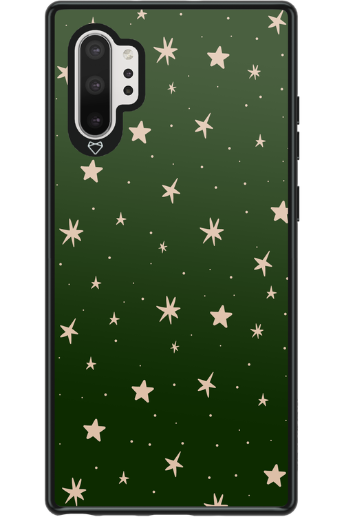 Forest Green Stars - Samsung Galaxy Note 10+