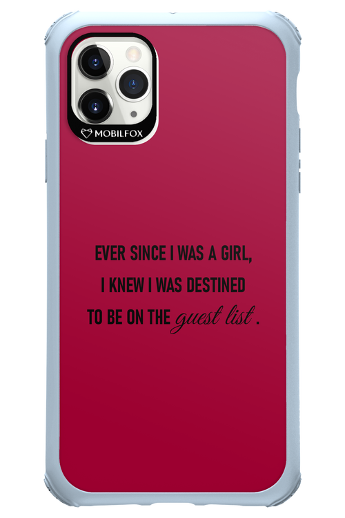 Guest List - Apple iPhone 11 Pro Max