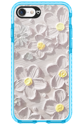 White Flowers - Apple iPhone SE 2020