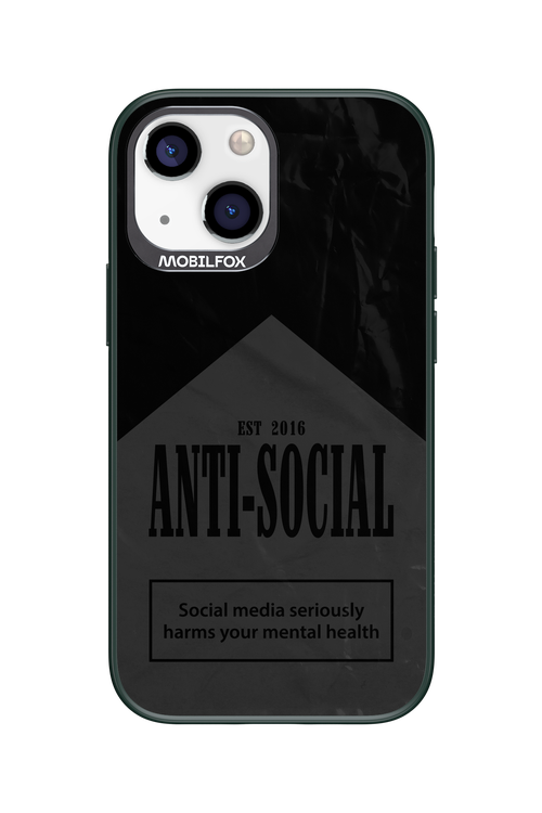 ANTI-SOCIAL (BLVCK) 2.0 - Apple iPhone 13 Mini