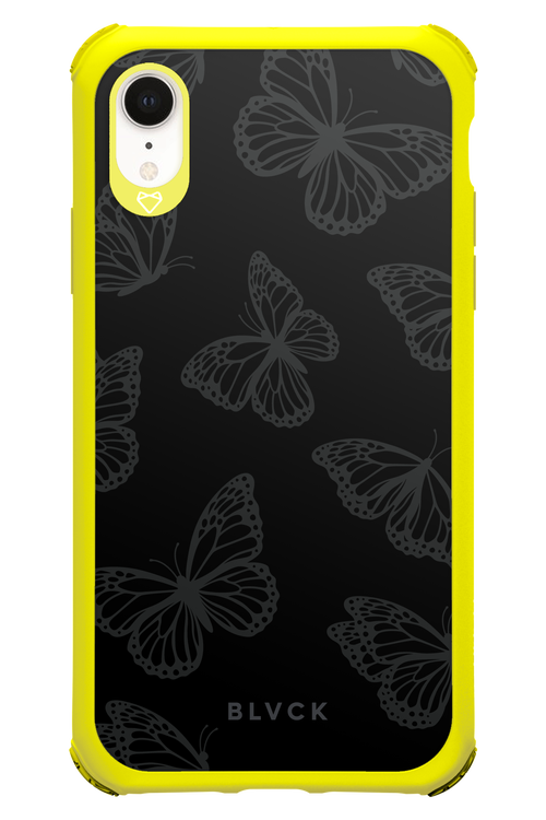 Black Butterflies - Apple iPhone XR