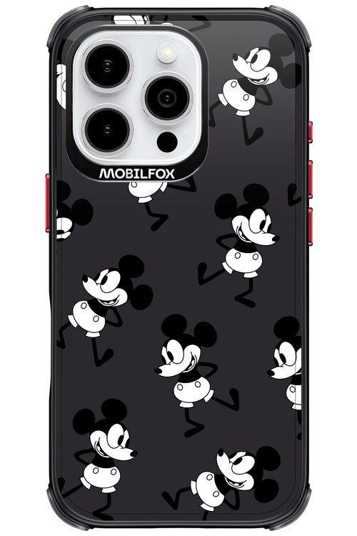 Iconic Mouse (antracite pattern) - Apple iPhone 16 Pro
