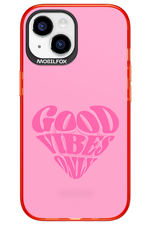 Good Vibes Heart - Apple iPhone 15