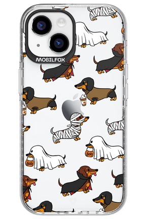 Scary Dachshund (Transparent) - Apple iPhone 15