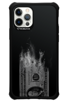 Money Burn B&W - Apple iPhone 12 Pro