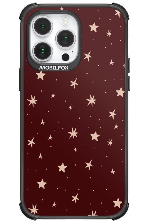 Burgundy Stars - Apple iPhone 14 Pro Max