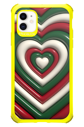 XMAS Hearts - Apple iPhone 11