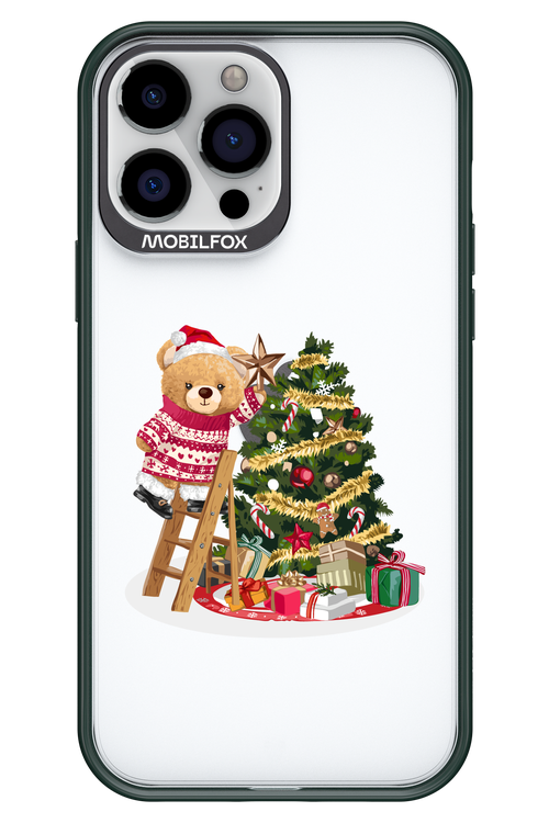 Christmas Bear (Transparent) - Apple iPhone 13 Pro Max