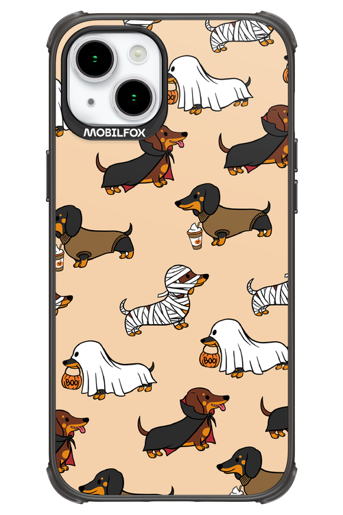 Scary Dachshund - Apple iPhone 15 Plus