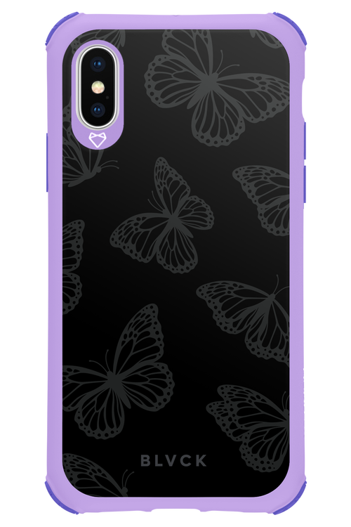 Black Butterflies - Apple iPhone X