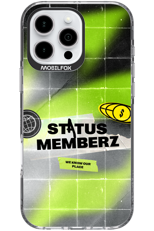 Status Memberz - Apple iPhone 16 Pro Max