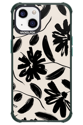 Monochrome Flowerss 2.0 - Apple iPhone 13