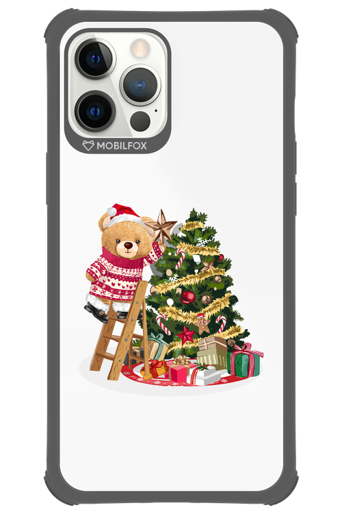 Christmas Bear (Transparent) - Apple iPhone 12 Pro Max