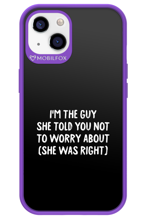 She was right 2.0 - Apple iPhone 13