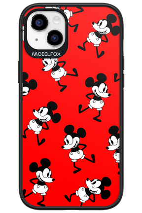 Iconic Mouse (red pattern) - Apple iPhone 14 Plus