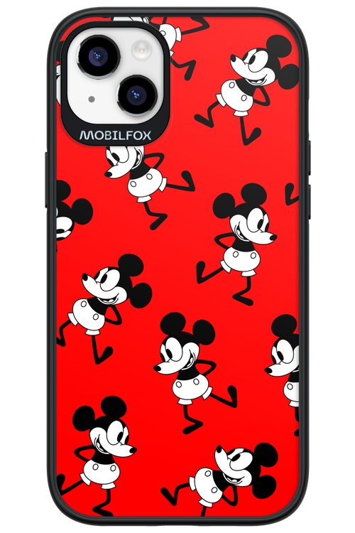 Iconic Mouse (red pattern) - Apple iPhone 14 Plus