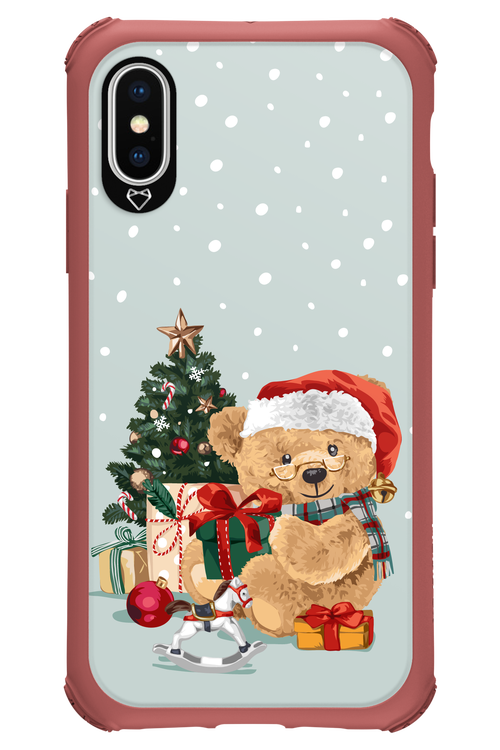 Merry Christmas Bear - Apple iPhone XS