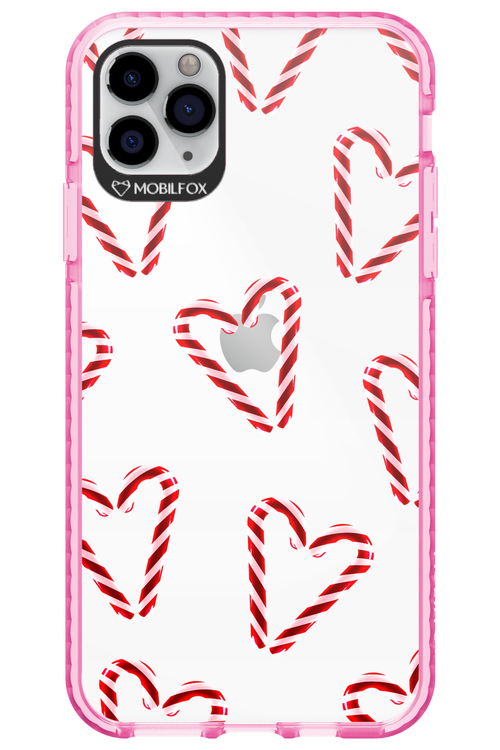 Candy Cane Hearts - Apple iPhone 11 Pro Max