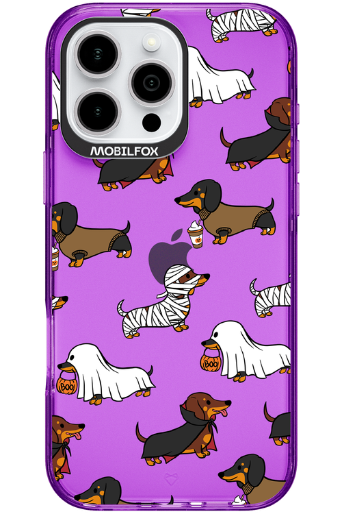 Scary Dachshund (Transparent) - Apple iPhone 16 Pro Max