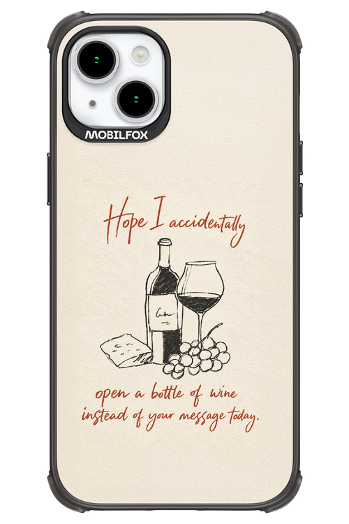 Bottle of wine 2.0 - Apple iPhone 15 Plus