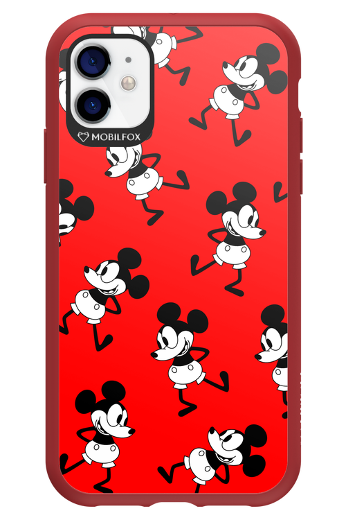 Iconic Mouse (red pattern) - Apple iPhone 11