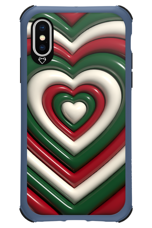 XMAS Hearts - Apple iPhone XS