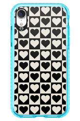 Checkered Heart - Apple iPhone XR