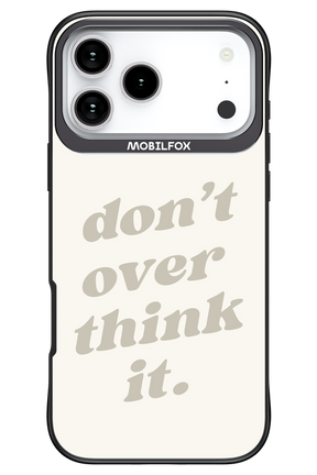 No OverThink - Apple iPhone 17 Pro Max