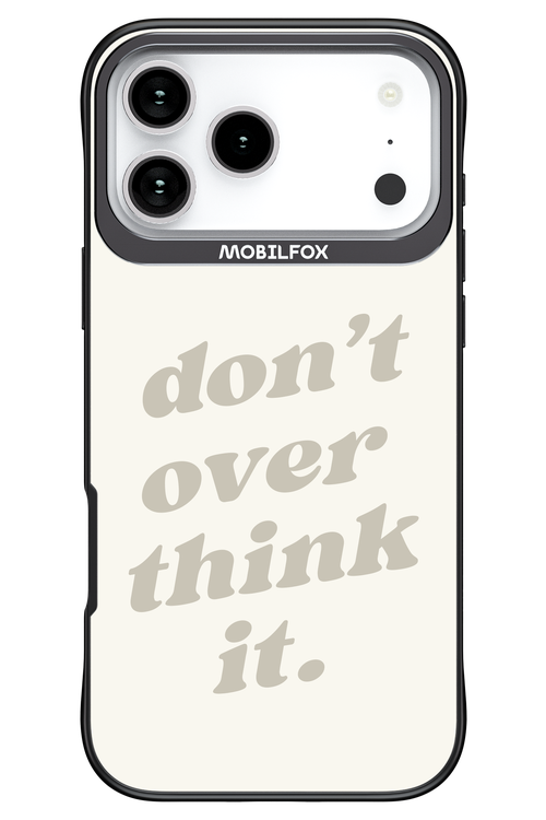 No OverThink - Apple iPhone 17 Pro Max
